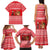 Afghanistan Christmas Family Matching Tank Maxi Dress and Hawaiian Shirt with Santa Camels Sheep Traditional Pattern and Festive Design - Wonder Print Shop
