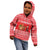Afghanistan Christmas Kid Hoodie with Santa Camels Sheep Traditional Pattern and Festive Design - Wonder Print Shop