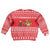 Afghanistan Christmas Kid Ugly Christmas Sweater with Santa Camels Sheep Traditional Pattern and Festive Design - Wonder Print Shop