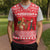Afghanistan Christmas Knitted V-Neck Vest with Santa Camels Sheep Traditional Pattern and Festive Design - Wonder Print Shop
