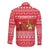 Afghanistan Christmas Long Sleeve Button Shirt with Santa Camels Sheep Traditional Pattern and Festive Design - Wonder Print Shop