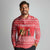 Afghanistan Christmas Long Sleeve Polo Shirt with Santa Camels Sheep Traditional Pattern and Festive Design - Wonder Print Shop