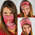 Afghanistan Christmas Neck Gaiter with Santa Camels Sheep Traditional Pattern and Festive Design - Wonder Print Shop