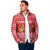 Afghanistan Christmas Padded Jacket with Santa Camels Sheep Traditional Pattern and Festive Design - Wonder Print Shop