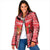 Afghanistan Christmas Padded Jacket with Santa Camels Sheep Traditional Pattern and Festive Design - Wonder Print Shop