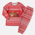 Afghanistan Christmas Pajama Set with Santa Camels Sheep Traditional Pattern and Festive Design - Wonder Print Shop