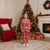 Afghanistan Christmas Pajama Set with Santa Camels Sheep Traditional Pattern and Festive Design - Wonder Print Shop
