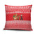 Afghanistan Christmas Pillow Cover with Santa Camels Sheep Traditional Pattern and Festive Design - Wonder Print Shop