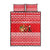 Afghanistan Christmas Quilt Bed Set with Santa Camels Sheep Traditional Pattern and Festive Design - Wonder Print Shop