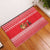 Afghanistan Christmas Rubber Doormat with Santa Camels Sheep Traditional Pattern and Festive Design - Wonder Print Shop