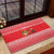 Afghanistan Christmas Rubber Doormat with Santa Camels Sheep Traditional Pattern and Festive Design - Wonder Print Shop