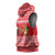 Afghanistan Christmas Sleeveless Hoodie with Santa Camels Sheep Traditional Pattern and Festive Design - Wonder Print Shop