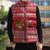 Afghanistan Christmas Sleeveless Puffer Jacket with Santa Camels Sheep Traditional Pattern and Festive Design - Wonder Print Shop
