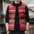 Afghanistan Christmas Sleeveless Puffer Jacket with Santa Camels Sheep Traditional Pattern and Festive Design - Wonder Print Shop