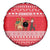 Afghanistan Christmas Spare Tire Cover with Santa Camels Sheep Traditional Pattern and Festive Design - Wonder Print Shop