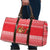 Afghanistan Christmas Travel Bag with Santa Camels Sheep Traditional Pattern and Festive Design - Wonder Print Shop
