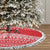 Afghanistan Christmas Tree Skirt with Santa Camels Sheep Traditional Pattern and Festive Design - Wonder Print Shop
