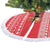 Afghanistan Christmas Tree Skirt with Santa Camels Sheep Traditional Pattern and Festive Design - Wonder Print Shop