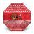 Afghanistan Christmas Umbrella with Santa Camels Sheep Traditional Pattern and Festive Design - Wonder Print Shop
