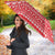 Afghanistan Christmas Umbrella with Santa Camels Sheep Traditional Pattern and Festive Design - Wonder Print Shop