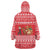 Afghanistan Christmas Wearable Blanket Hoodie with Santa Camels Sheep Traditional Pattern and Festive Design - Wonder Print Shop