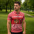 Afghanistan Christmas Zipper Polo Shirt with Santa Camels Sheep Traditional Pattern and Festive Design - Wonder Print Shop