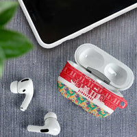 Singapore Christmas AirPods Case with Skyline Batik Patterns Landmark Silhouettes and Festive Design - Wonder Print Shop