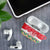 Singapore Christmas AirPods Case with Skyline Batik Patterns Landmark Silhouettes and Festive Design - Wonder Print Shop