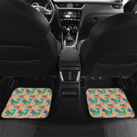 Singapore Christmas Car Mats with Skyline Batik Patterns Landmark Silhouettes and Festive Design - Wonder Print Shop