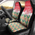 Singapore Christmas Car Seat Cover with Skyline Batik Patterns Landmark Silhouettes and Festive Design - Wonder Print Shop