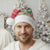 Singapore Christmas Santa Hat with Skyline Batik Patterns Landmark Silhouettes and Festive Design - Wonder Print Shop