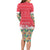 Singapore Christmas Family Matching Long Sleeve Bodycon Dress and Hawaiian Shirt with Skyline Batik Patterns Landmark Silhouettes and Festive Design - Wonder Print Shop