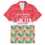 Singapore Christmas Family Matching Off The Shoulder Long Sleeve Dress and Hawaiian Shirt with Skyline Batik Patterns Landmark Silhouettes and Festive Design - Wonder Print Shop