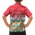 Singapore Christmas Family Matching Off Shoulder Maxi Dress and Hawaiian Shirt with Skyline Batik Patterns Landmark Silhouettes and Festive Design - Wonder Print Shop
