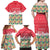 Singapore Christmas Family Matching Off Shoulder Maxi Dress and Hawaiian Shirt with Skyline Batik Patterns Landmark Silhouettes and Festive Design - Wonder Print Shop