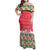 Singapore Christmas Family Matching Off Shoulder Maxi Dress and Hawaiian Shirt with Skyline Batik Patterns Landmark Silhouettes and Festive Design - Wonder Print Shop