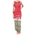 Singapore Christmas Family Matching Tank Maxi Dress and Hawaiian Shirt with Skyline Batik Patterns Landmark Silhouettes and Festive Design - Wonder Print Shop