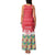 Singapore Christmas Family Matching Tank Maxi Dress and Hawaiian Shirt with Skyline Batik Patterns Landmark Silhouettes and Festive Design - Wonder Print Shop