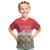 Singapore Christmas Kid T Shirt with Skyline Batik Patterns Landmark Silhouettes and Festive Design - Wonder Print Shop