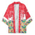 Singapore Christmas Kimono with Skyline Batik Patterns Landmark Silhouettes and Festive Design - Wonder Print Shop