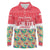 Singapore Christmas Long Sleeve Polo Shirt with Skyline Batik Patterns Landmark Silhouettes and Festive Design - Wonder Print Shop