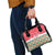 Singapore Christmas Shoulder Handbag with Skyline Batik Patterns Landmark Silhouettes and Festive Design - Wonder Print Shop
