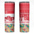 Singapore Christmas Skinny Tumbler with Skyline Batik Patterns Landmark Silhouettes and Festive Design - Wonder Print Shop