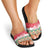 Singapore Christmas Slide Sandals with Skyline Batik Patterns Landmark Silhouettes and Festive Design - Wonder Print Shop