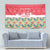 Singapore Christmas Tapestry with Skyline Batik Patterns Landmark Silhouettes and Festive Design - Wonder Print Shop