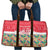 Singapore Christmas Travel Bag with Skyline Batik Patterns Landmark Silhouettes and Festive Design - Wonder Print Shop