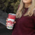 Singapore Christmas Tumbler Cup with Skyline Batik Patterns Landmark Silhouettes and Festive Design - Wonder Print Shop