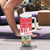 Singapore Christmas Tumbler With Handle with Skyline Batik Patterns Landmark Silhouettes and Festive Design - Wonder Print Shop