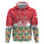 Singapore Christmas Zip Hoodie with Skyline Batik Patterns Landmark Silhouettes and Festive Design - Wonder Print Shop