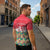 Singapore Christmas Zipper Polo Shirt with Skyline Batik Patterns Landmark Silhouettes and Festive Design - Wonder Print Shop